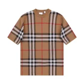Футболка Burberry Checkered Style "Brown"