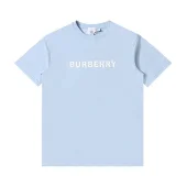 Футболка Burberry With Text Sticker - Logo "Blue/White"