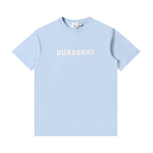Футболка Burberry With Text Sticker - Logo "Blue/White"