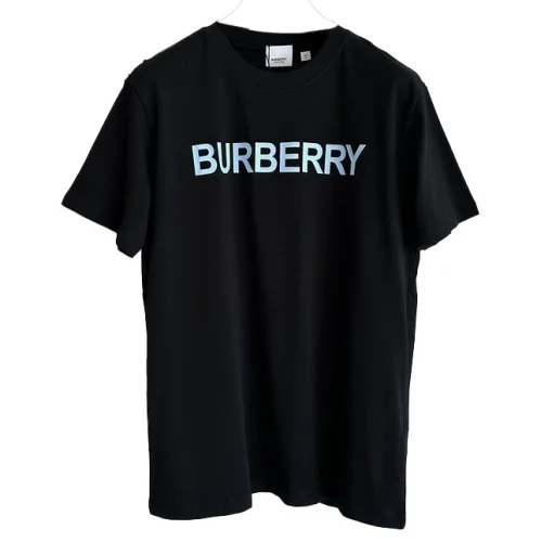 Футболка Burberry Free Logo "Black/Blue"