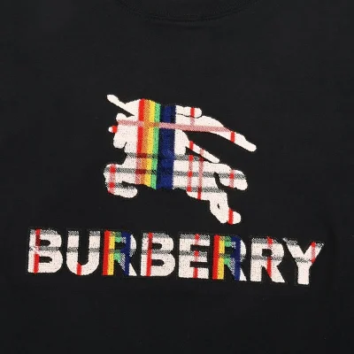 Футболка Burberry With Soft Colored Logo "Black" фото № 3