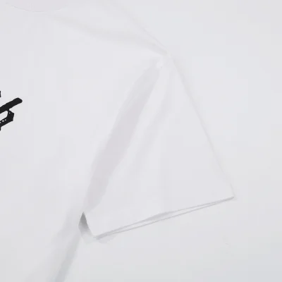 Футболка Burberry Large Rider Logo "White" фото № 7