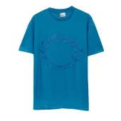 Футболка Burberry Logo With Wreath "Blue"