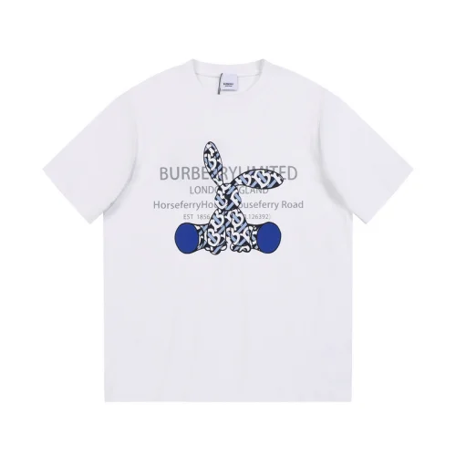 Футболка Burberry With Rabbit Silhouette "White"