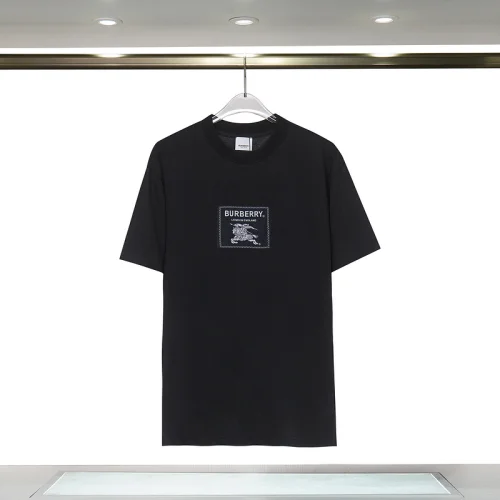 Футболка Burberry With A Riders Plate "Black"