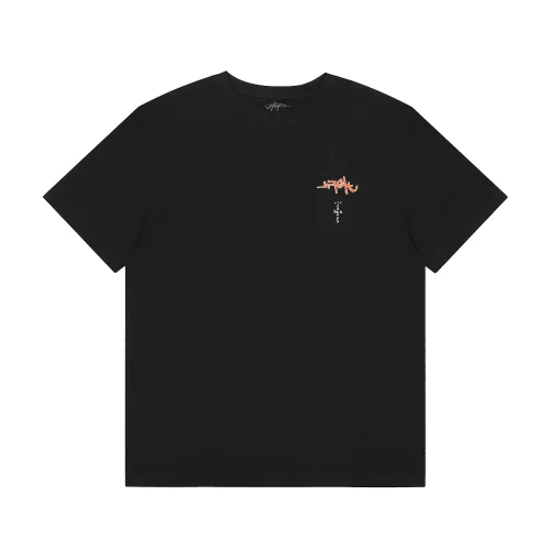 Футболка Cactus Jack Merch Unusual Font "Black"