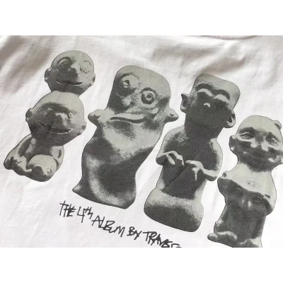 Футболка Cactus Jack Merch Figures Unusual Shape Back Print "White" фото № 8