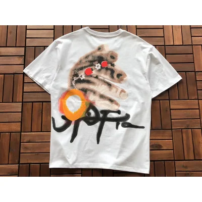 Футболка Cactus Jack Merch Two Colorful Front Circle "White" фото № 2