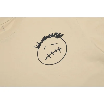 Футболка Cactus Jack Sadness "Beige" фото № 9