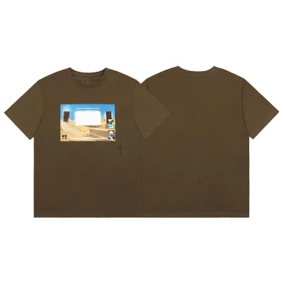 Футболка Cactus Jack Merch Explorers "Brown" фото № 2