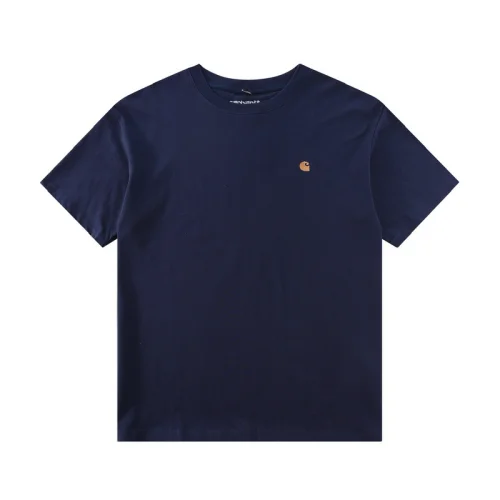 Футболка Carhartt Small Logo "Blue/Black"