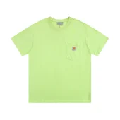 Футболка Carhartt Pocket With A Small Logo "Green/Yellow/White"