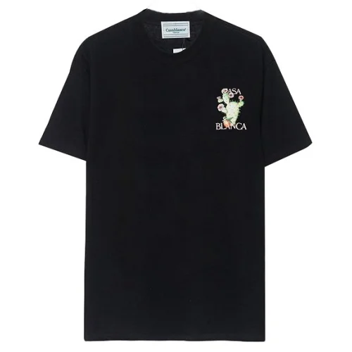 Футболка Casablanca Blooming Cactus "Black"