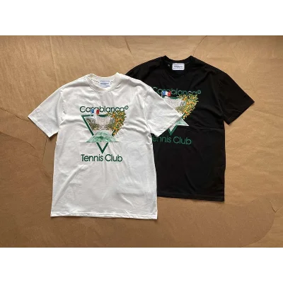 Футболка Casablanca With Beautiful Print "Black" фото № 2