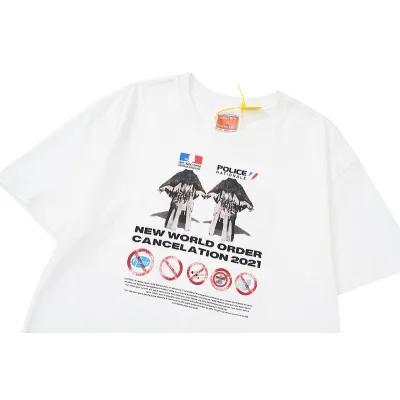 Футболка Changement De Proprietaire New World "White" фото № 3