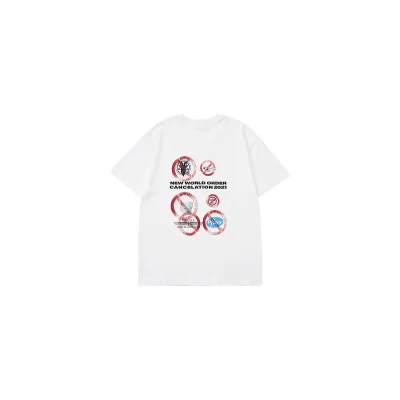 Футболка Changement De Proprietaire New World "White" фото № 9