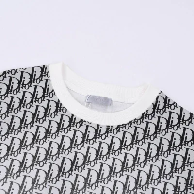Футболка Christian Dior Half Painted "White/Gray" фото № 9
