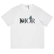 Футболка Christian Dior With Butterflies "White"