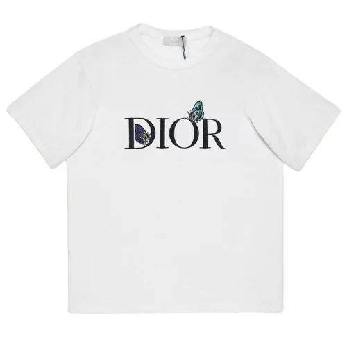 Футболка Christian Dior With Butterflies "White"