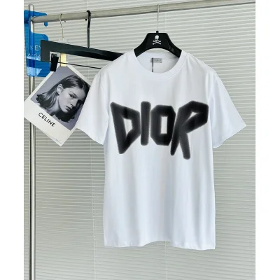 Футболка Christian Dior Big Logo "White" фото № 2