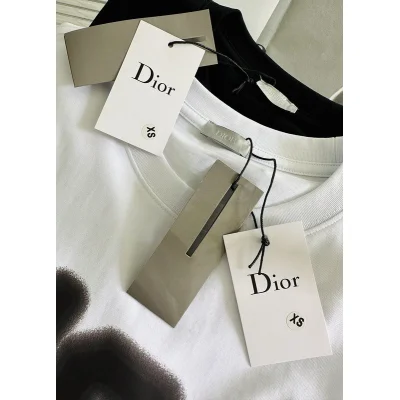 Футболка Christian Dior Big Logo "White" фото № 6