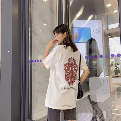 Футболка Chrome Hearts Large Coat Of Arms On The Back "White" фото № 5 Футболка Chrome Hearts Large Coat Of Arms On The Back "White" фото № 5