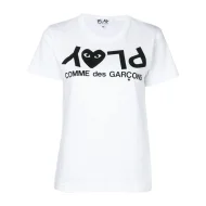 Футболка Comme des Garçons Play Polka Dot Heart Футболка Comme des Garçons Play Polka Dot Heart