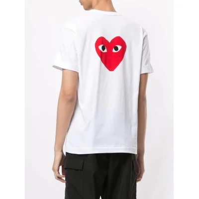 Футболка Comme des Garçons Play No Eyes "White" фото № 9