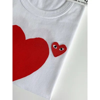 Футболка Comme des Garçons Play No Eyes "White" фото № 7