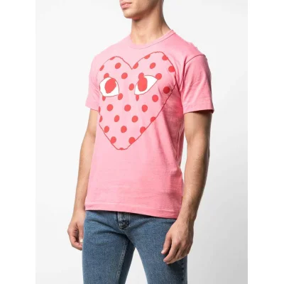 Футболка Comme des Garçons Play Minimalist Heart "Pink" фото № 4