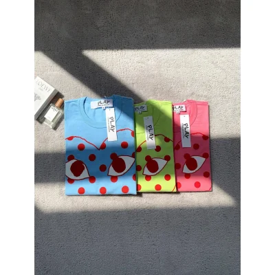 Футболка Comme des Garçons Play Minimalist Heart "Pink" фото № 5