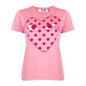 Футболка Comme des Garçons Play Minimalist Heart "Pink"