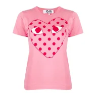 Футболка Comme des Garçons Play Minimalist Heart "Pink"
