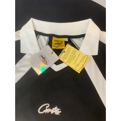 Футболка Corteiz Frontside Print Mountains RTW 18 "Black" фото № 4