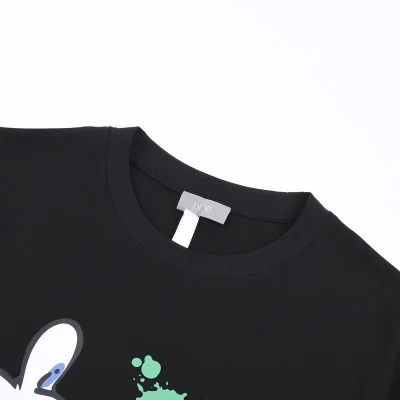 Футболка Dior Splashed Paint "Black" фото № 3