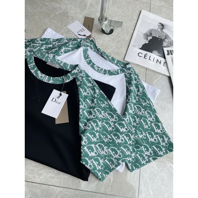 Футболка Dior Mint Sleeve "Black" фото № 2