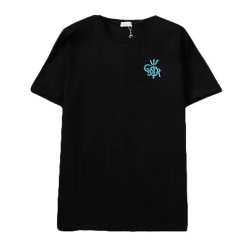 Футболка Dior Logo Letter On Letter "Black"