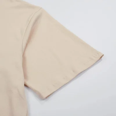 Футболка Dior Logo With A Flower "Beige" фото № 7