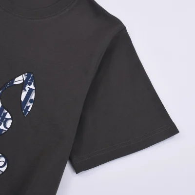 Футболка Dior With A Rabbit Logo "Gray" фото № 5