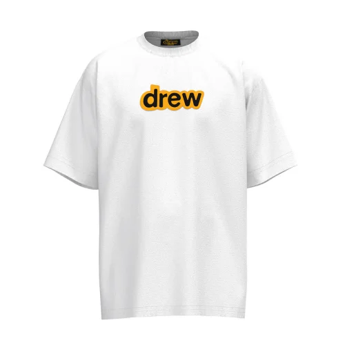 Футболка Drew House With Yellow Lettering "White"