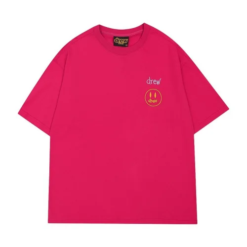 Футболка Drew House Draw Smiles "Pink"
