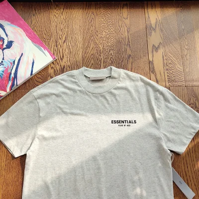 Футболка Fear Of God Stylish With A Logo "White/Gray" фото № 3 Футболка Fear Of God Stylish With A Logo "White/Gray" фото № 3