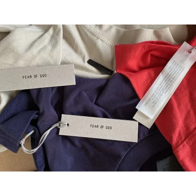 Футболка Fear Of God Number Seven With Patch "Eggplant" фото № 3