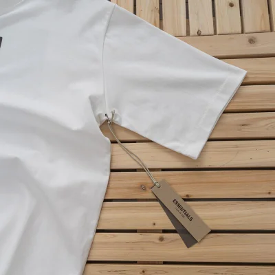 Футболка Fear Of God With Brown Square "White" фото № 6