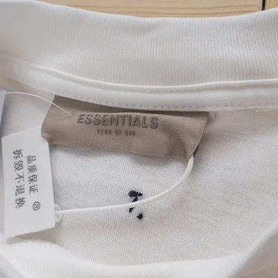 Футболка Fear Of God With Brown Square "White" фото № 9