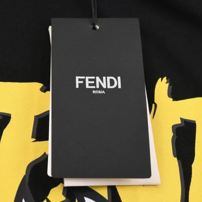 Футболка Fendi Angry Dog "Black" фото № 3