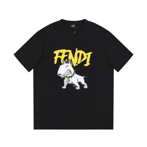 Футболка Fendi Angry Dog "Black"