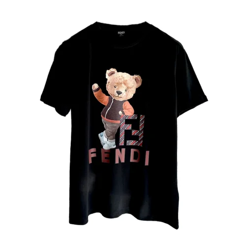 Футболка Fendi Bear And Logo "Black"