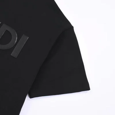 Футболка Fendi The Text Logo Is Large "Black" фото № 7