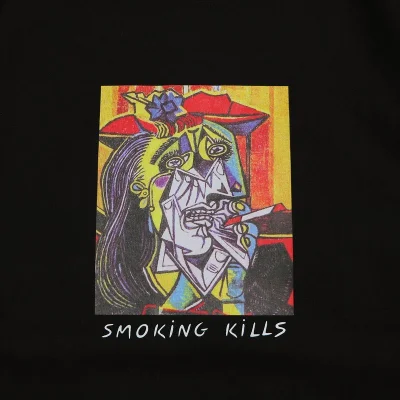 Футболка FR2 Picture Smoking Kills "Black" фото № 3